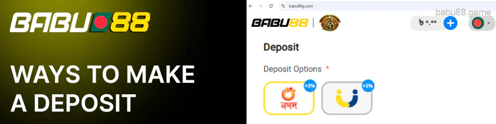 Make a Babu88 Deposit